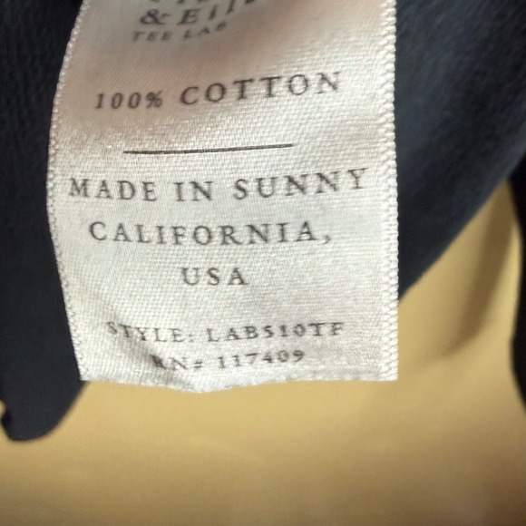 Frank & Eileen Patrick Triple Fleece Sweatshirt in Black (Size XS) - Picture 6 of 11